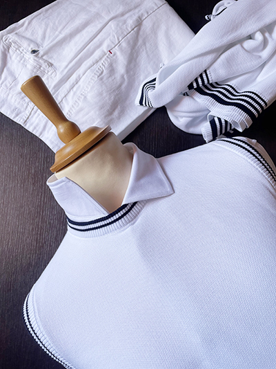Prevendita Gilet Girocollo Wimbledon in Puro Cotone - immagine 6
