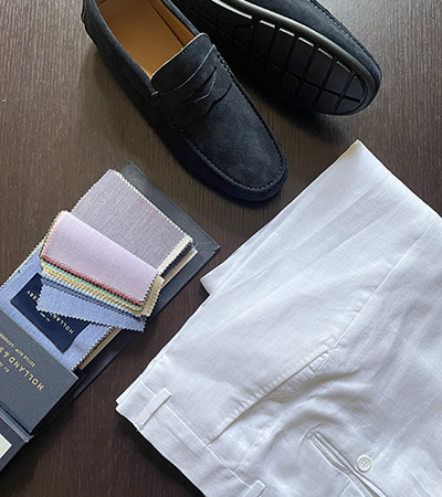Pantalone Puro Lino Bianco