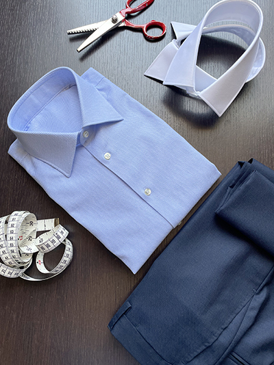 Camicia su misura armatura Dobby - immagine 4
