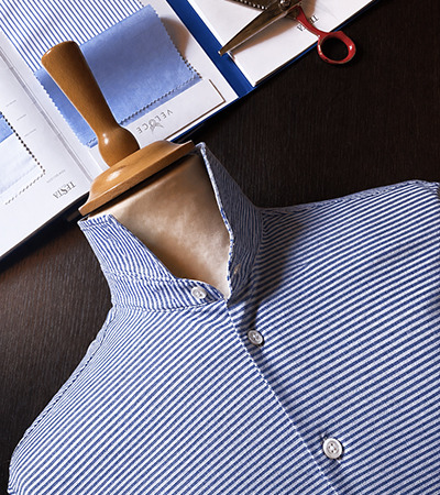 Camicia su misura Puro Lino Riga orizzontale