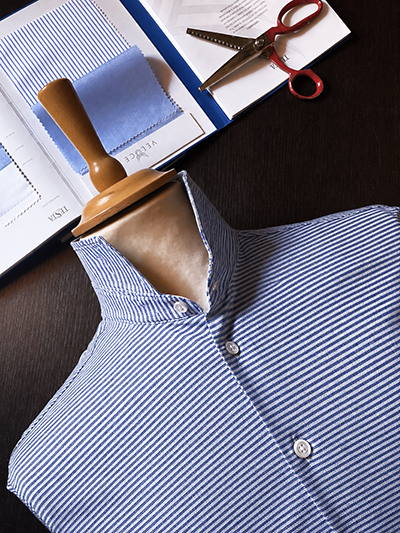 Camicia su misura Puro Lino Riga orizzontale