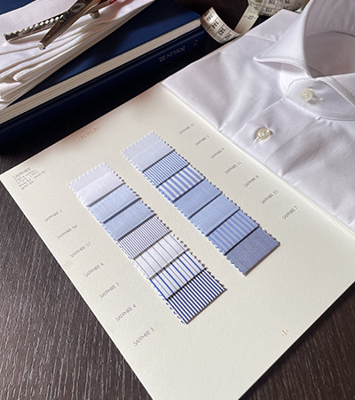 Camicia su misura Sapphire Popeline 170