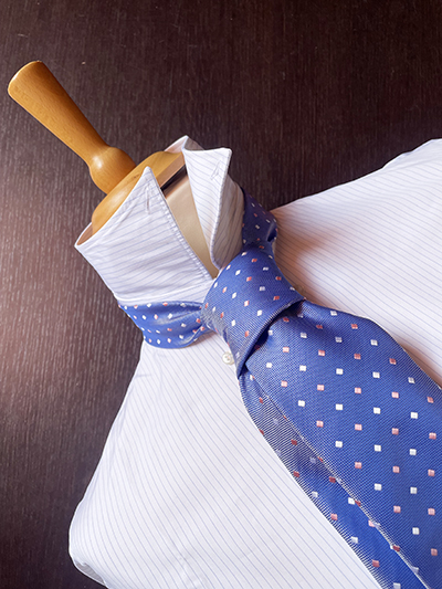 Camicia su misura Savoy con Cifre, Cravatta e Gilet in regalo - immagine 5