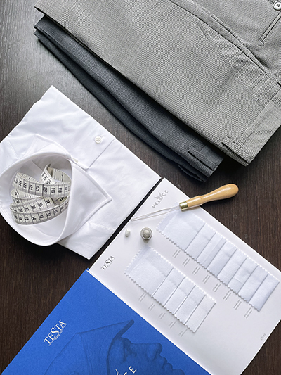 Camicia su misura Popeline Diamante