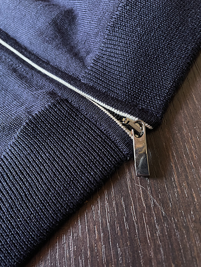 Prevendita Full Zip Lana e Cotone Idrorepellente - immagine 4