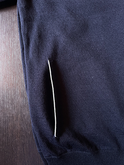 Prevendita Full Zip Lana e Cotone Idrorepellente - immagine 5