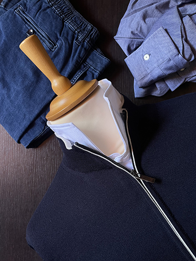 Prevendita Full Zip Lana e Cotone Idrorepellente - immagine 11