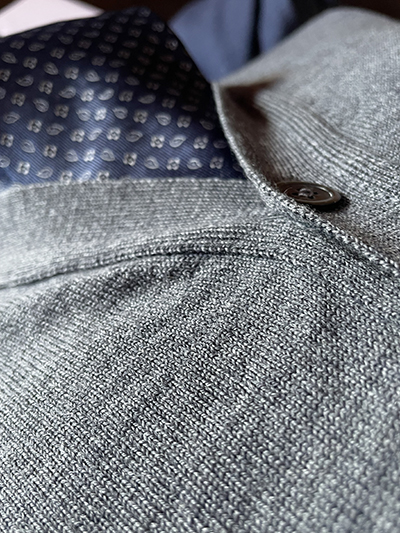 Gilet con Bottoni Sottogiacca in Lana Extrafine - immagine 2