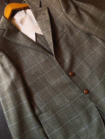 Blazer Pura Lana Pied de Poule Sottobosco - immagine 5