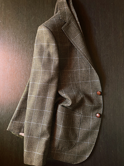 Blazer Pura Lana Pied de Poule Sottobosco - immagine 2