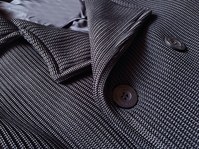 Peacoat elasticizzato a costine Blu Navy - immagine 4